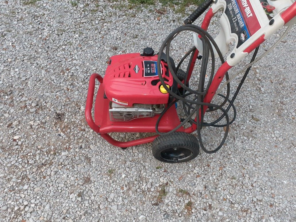 Troybilt 2550psi washer