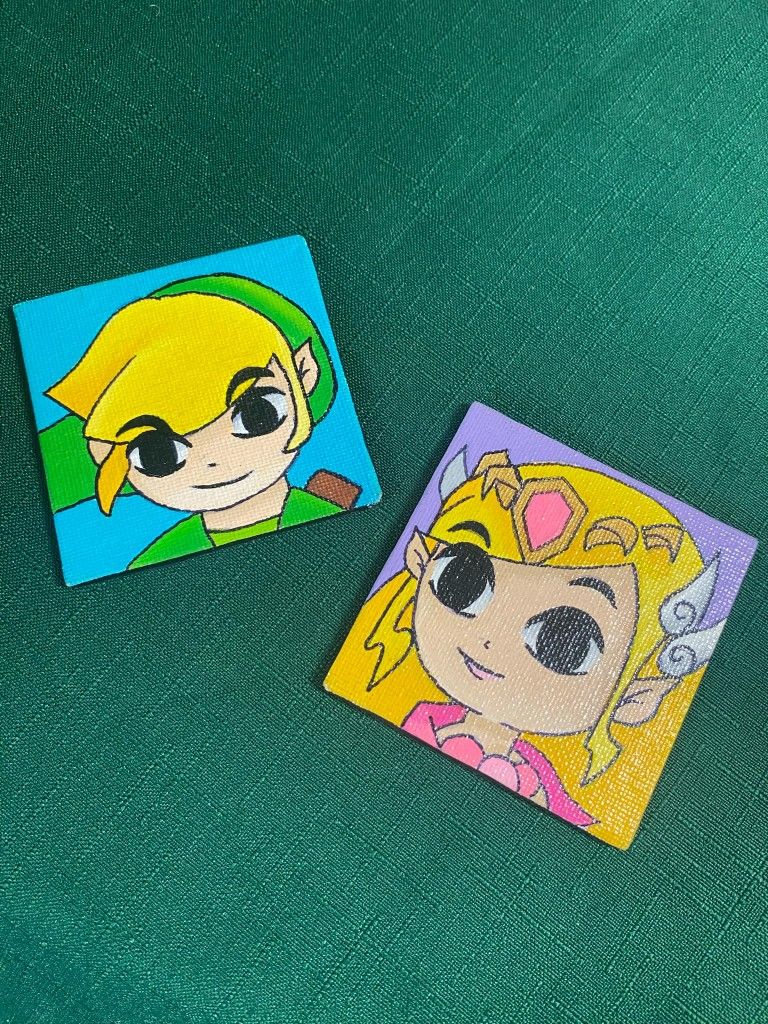 Zelda & Link Magnet Set