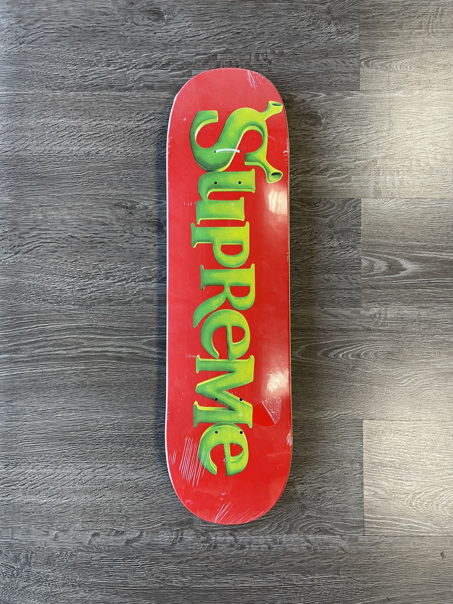Supreme Shrek Red Skateboard Deck