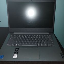 Grey Lenovo 14 inch laptop 