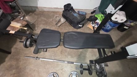 Weight Bench Press with extra weights