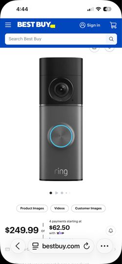 Ring doorbell camera
