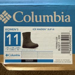 Columbia Ice Maiden Slip III boots (women’s size 11, brand new in box