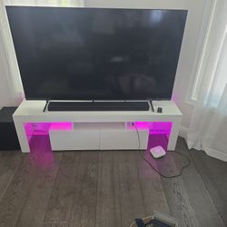 TV Stand With Accent Lights