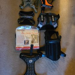 7 New Different Size Dog Harnesses