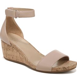 Naturalizer Women's Areda Wedge Sandals Heeled, Vintage Mauve Pink, 6.5