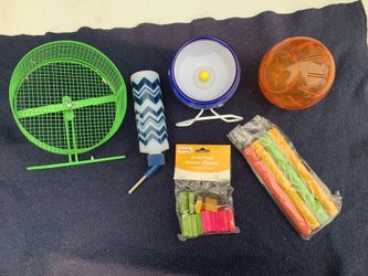Assorted small pet accessories