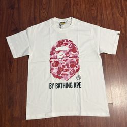 Bape White Tee 
