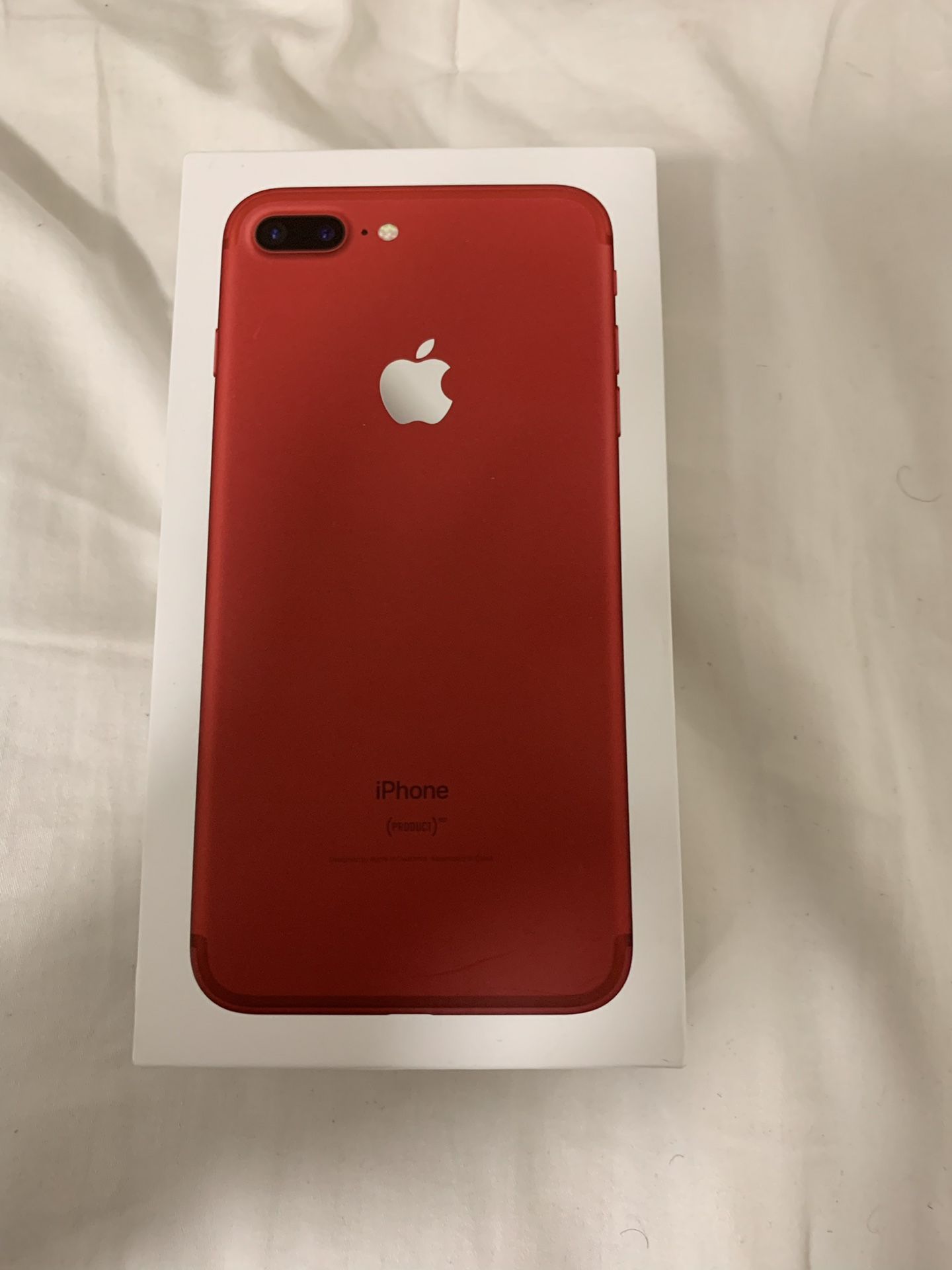 iPhone 7plus red product unlocked