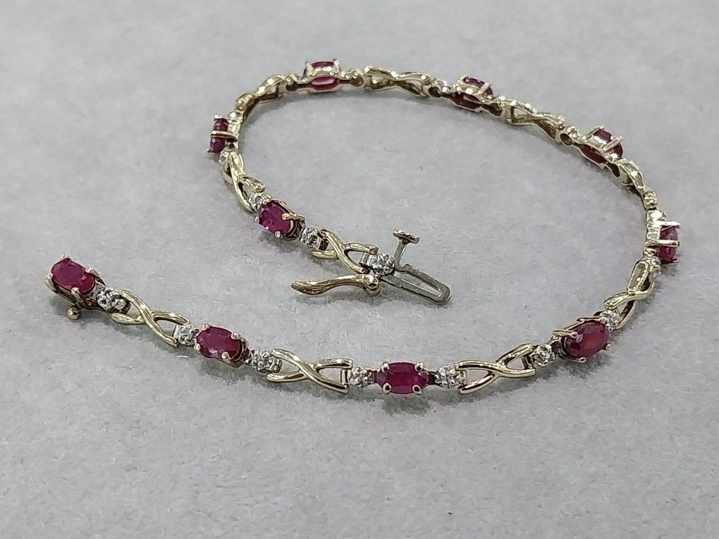 Ruby Bracelet Gold 😍 Wedding