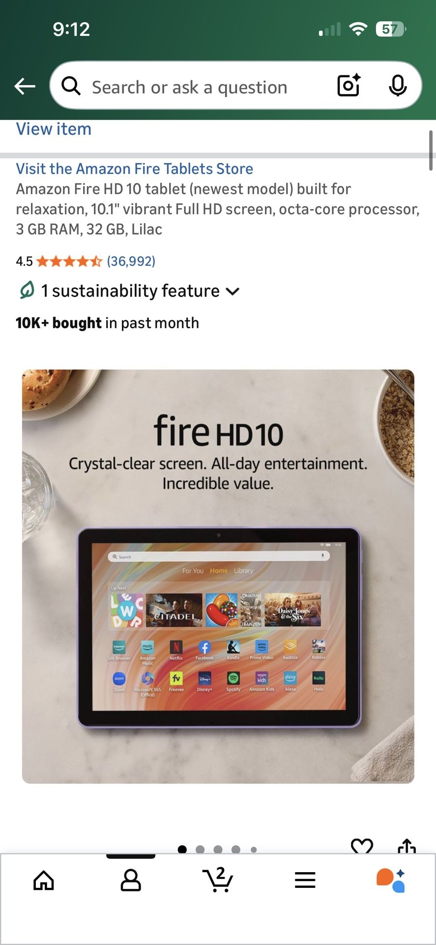 Fire HD 10 Tablet