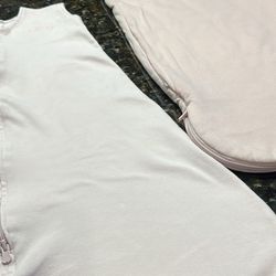 Baby Girl Sleep Sacks Wearable Blankets 0-6 & 6-12 Mo. Both For $15