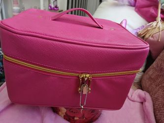 Pink Vanity Case/Travel Case with Lock