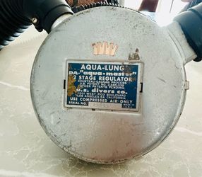 VTG Mid-Century Aqua-Lung DA-Aqua Master 2 Stage Regulator