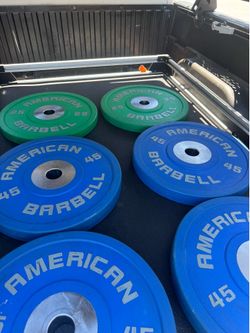AMERICAN BARBELL BUMPER PLATES