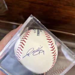 Dodgers Autographed Baseball