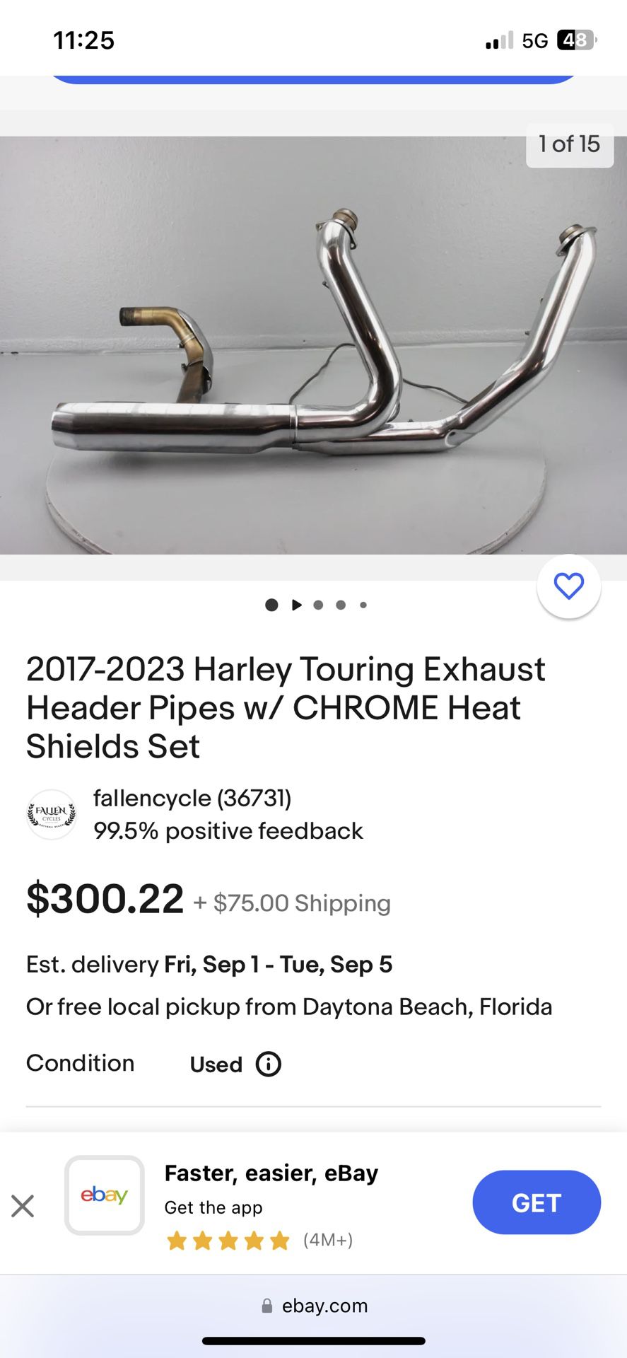 Harley Davidson 2019 Road glide Heat Exhaust Shield