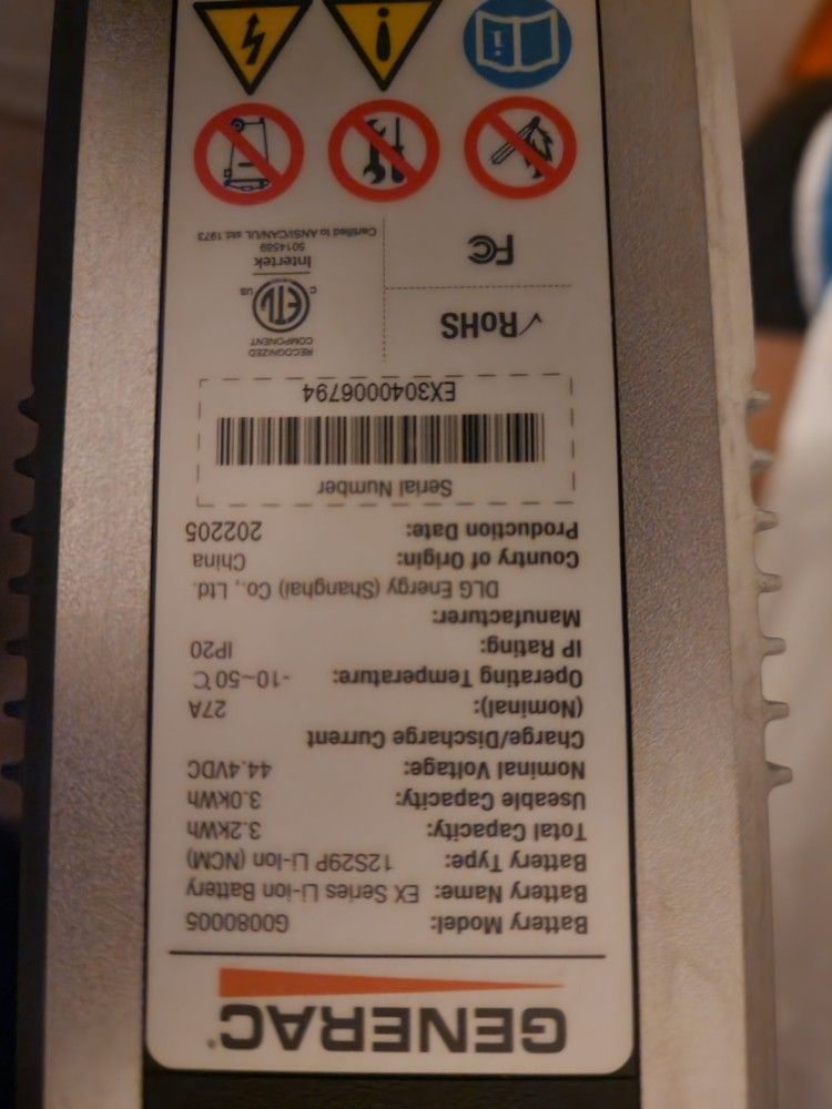 Generac Replacement Batteries