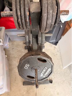 Complete Home Gym Set – 230+ lbs Weights, Rack, Bars + Standalone Dip Bar 🏋️