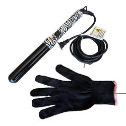 Proliss Twister Zebra Curling Iron Wand For Perfectly Stylished Curls 1.25"