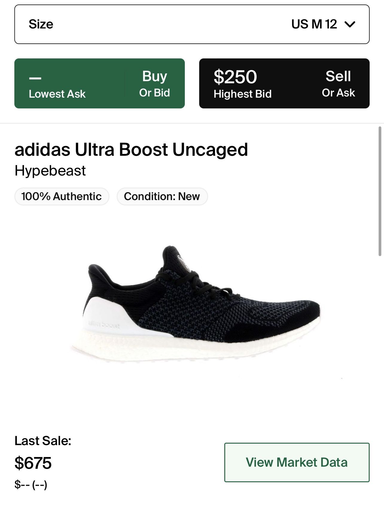 Adidas Ultra boost Hypebeast Size 12