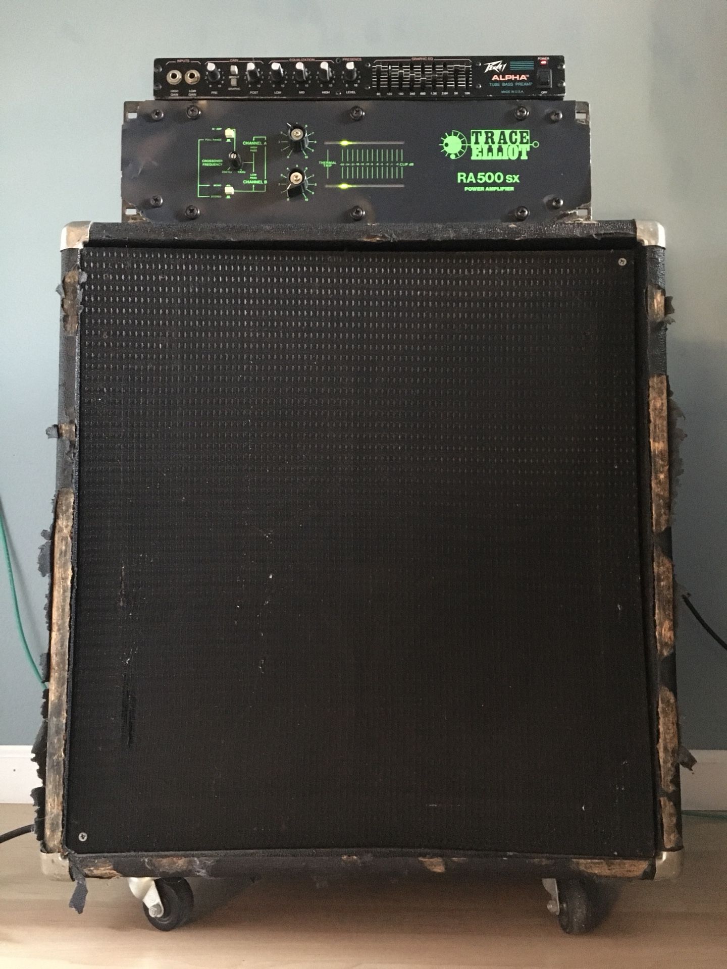 Ampeg SVT 410HE 4x10 Amp Speaker Bass Cabinet Bass Guitar Rig Complete or Part Out