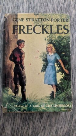 Vintage 1950's  Hardcover Freckles by Gene Stratton-Porter (With Dust Jacket)