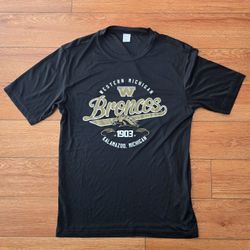 Sport-Tek Kalamazoo Western Michigan Broncos T Shirt Size Small