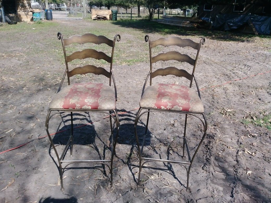 Iron barstools