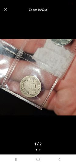 Barber dime 90% silver