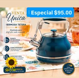 Especial  Tetera $95.00 Calienta Agua para Comidas Cefe Te Princess  House Ventas Finales