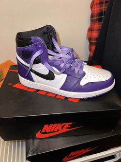 Court Purple Retro 1’s ( Size 8 )