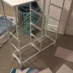 Dresser Frame With Pull Out Foldable Drawers