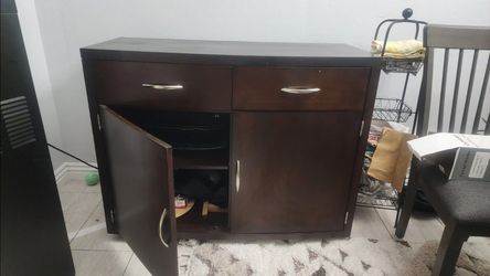 Buffet table