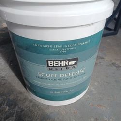 5 Gallons Interior Semigloss Gray Paint 