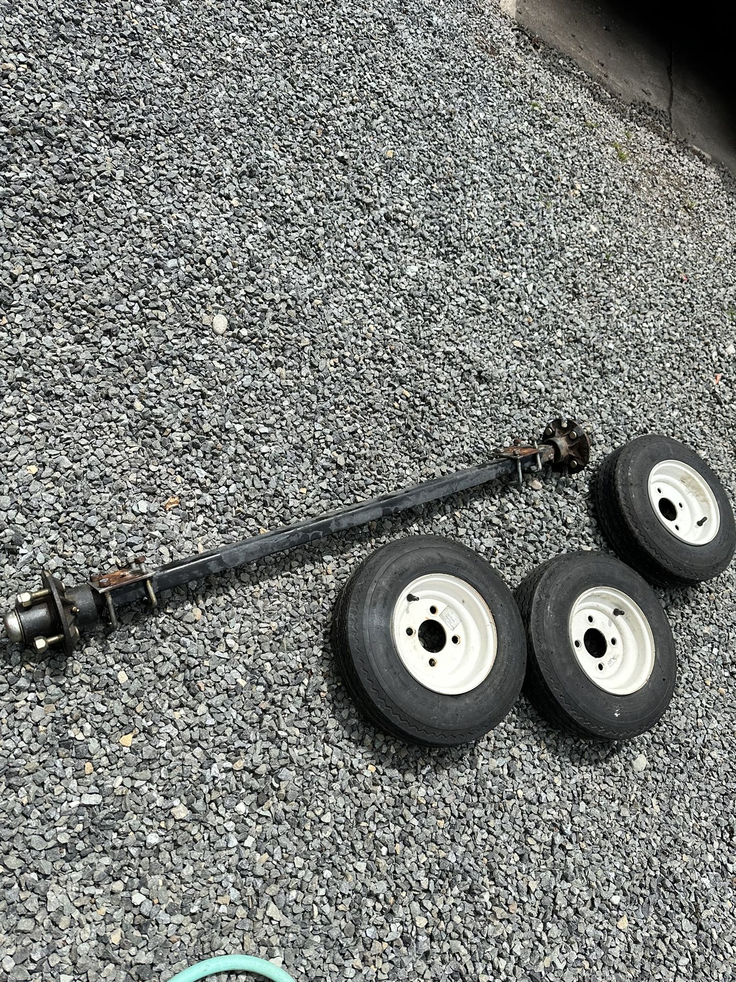 Small Trailer Axle 4 Lug