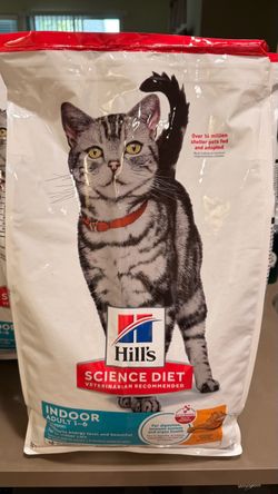 Hill’s Science Diet Indoor Adult Cat Food – 15.5 lb – Brand New Sealed