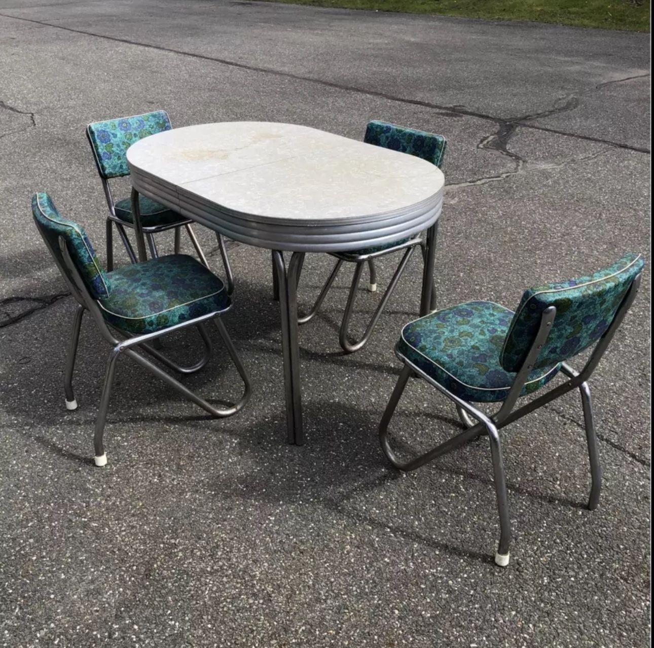 1950s Diner Table Authentic Vintage