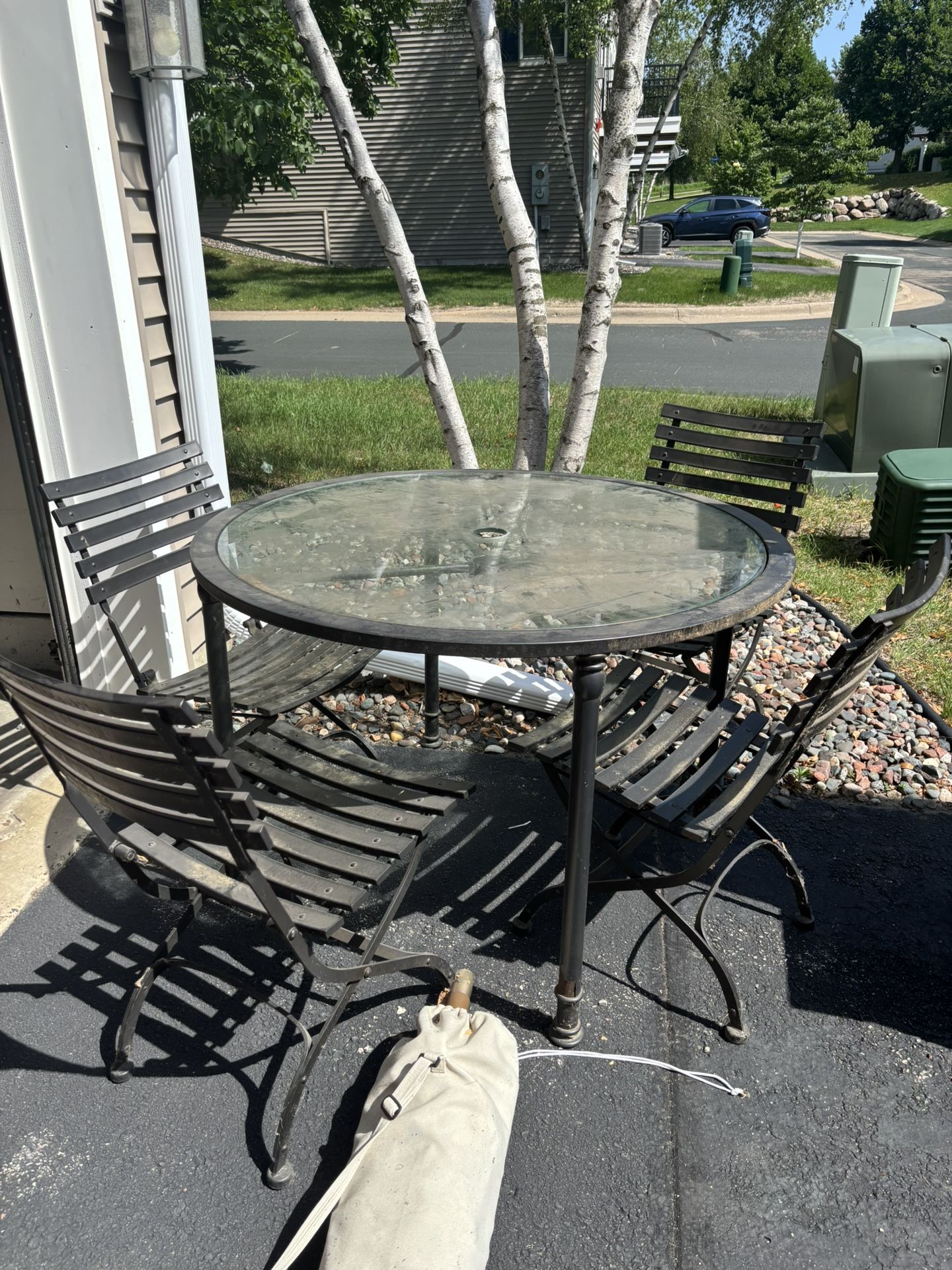 Pottery Barn Wrought Iron Patio Set