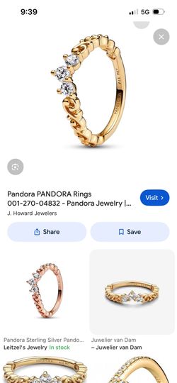Pandora ring. Like new.