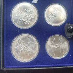 1976 Montreal Olympic Games Silver Set 