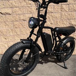 ⚡️52V (2000W Peak Motor)1500W Electric Scrambler Ebike, 40mph 🚀, 20ah, 25-60 Mile Range