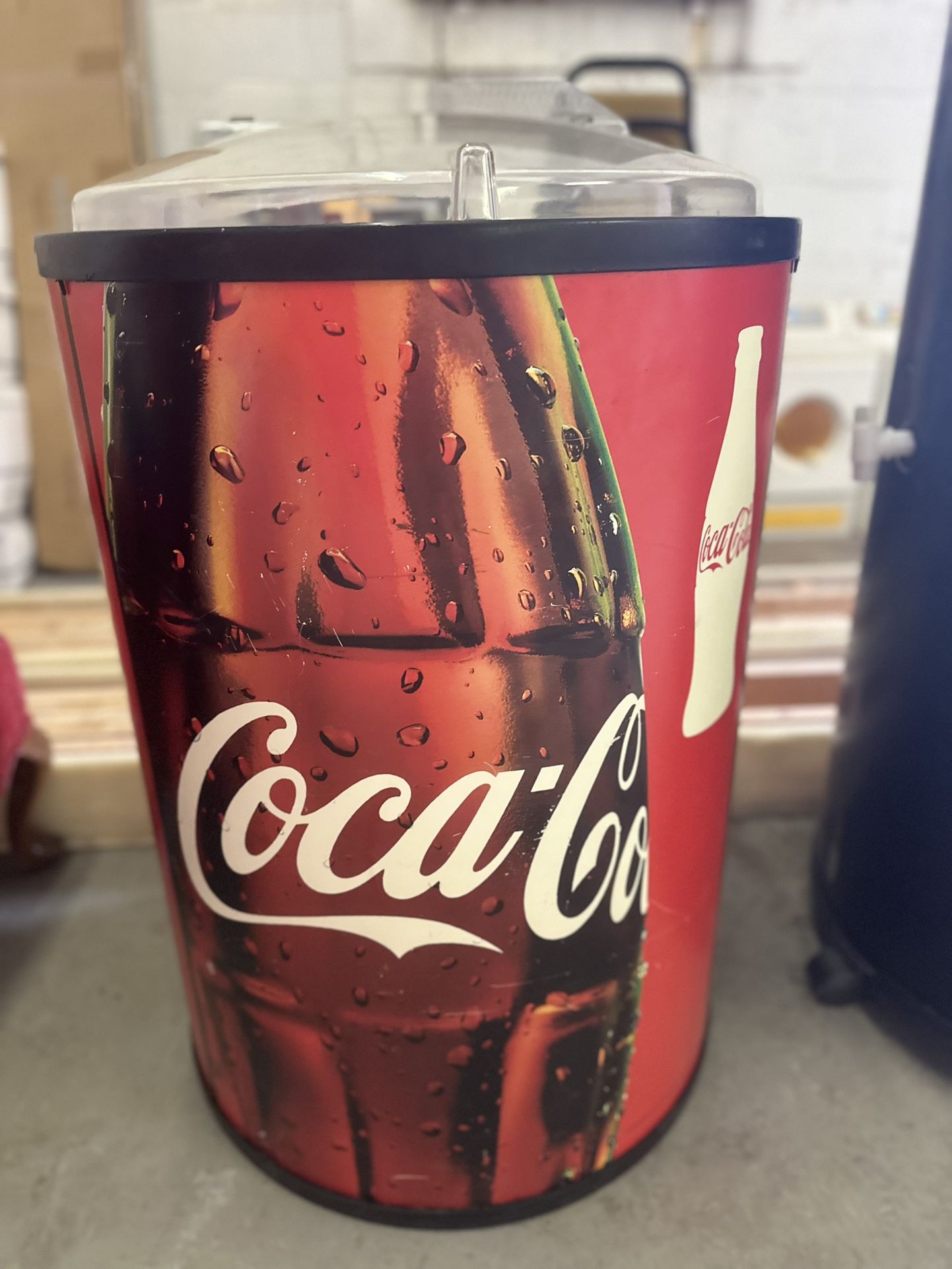 Coca Cola Ice Barrel Cooler