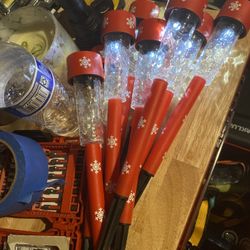 Christmas Yard Lights 9 Pieces 