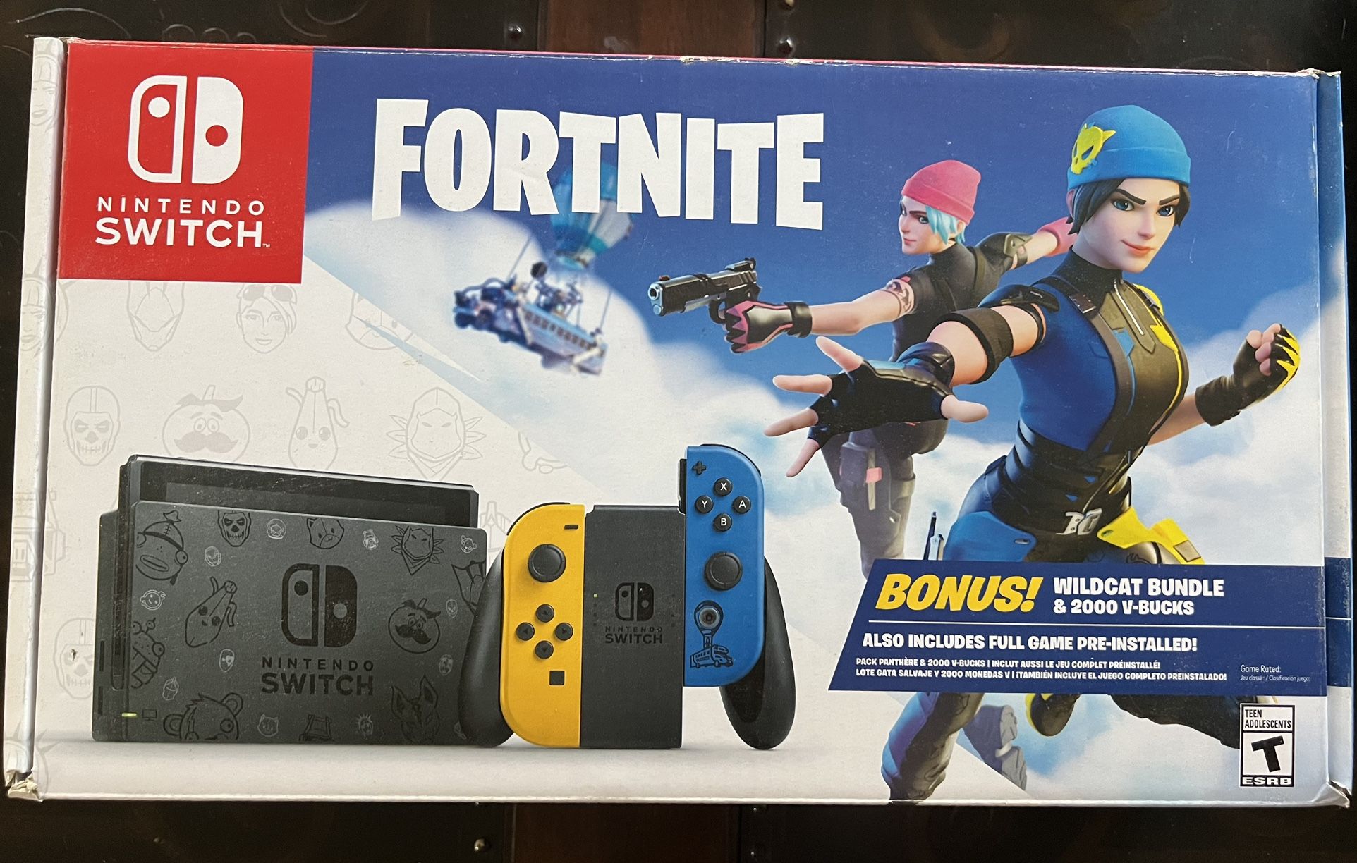 Nintendo Switch Fortnite Special Bundle NO CODE Excellent Condition