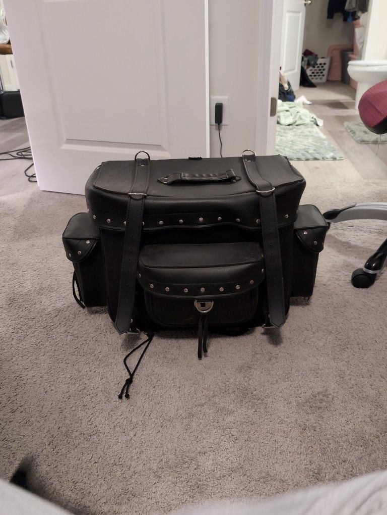 Motorcycle Rear Seat Saddle Bag