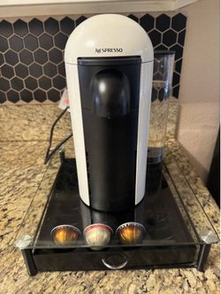 Nespresso Vertuo with pod storage for 24
