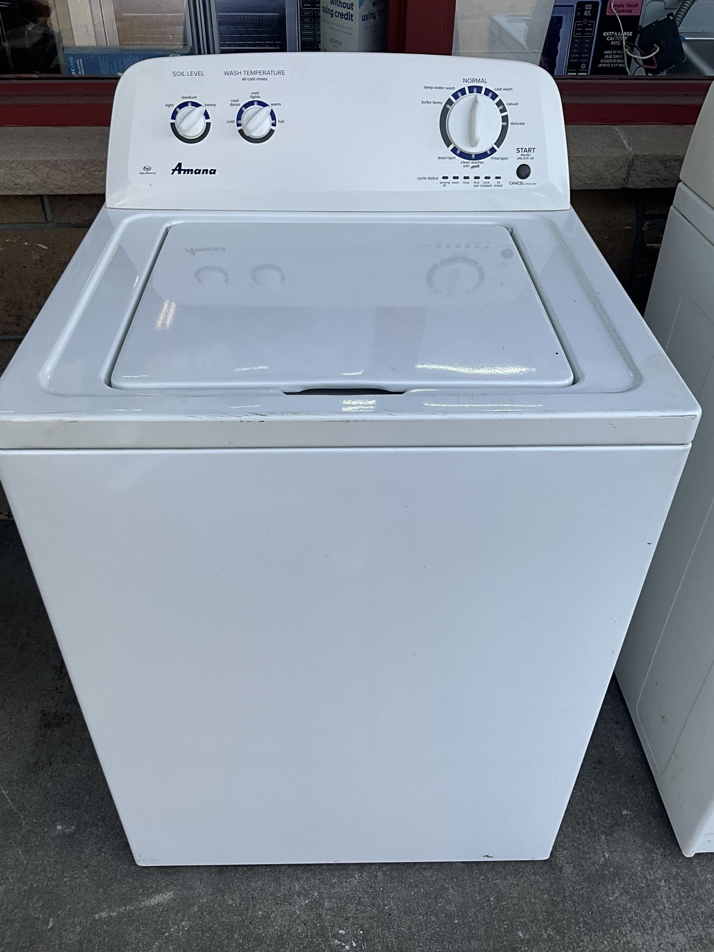 USED AMANA WASHER