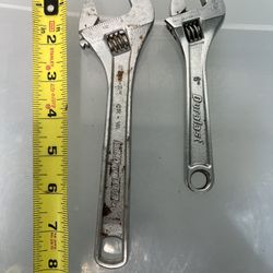 Adjustable Wrenches, Different Sizes