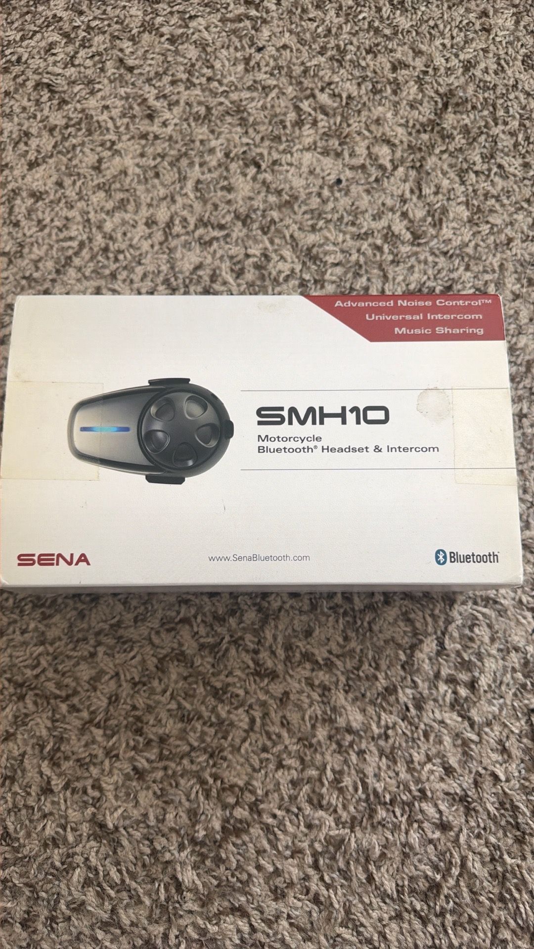 Sena Bluetooth motorcycle headset SMH10